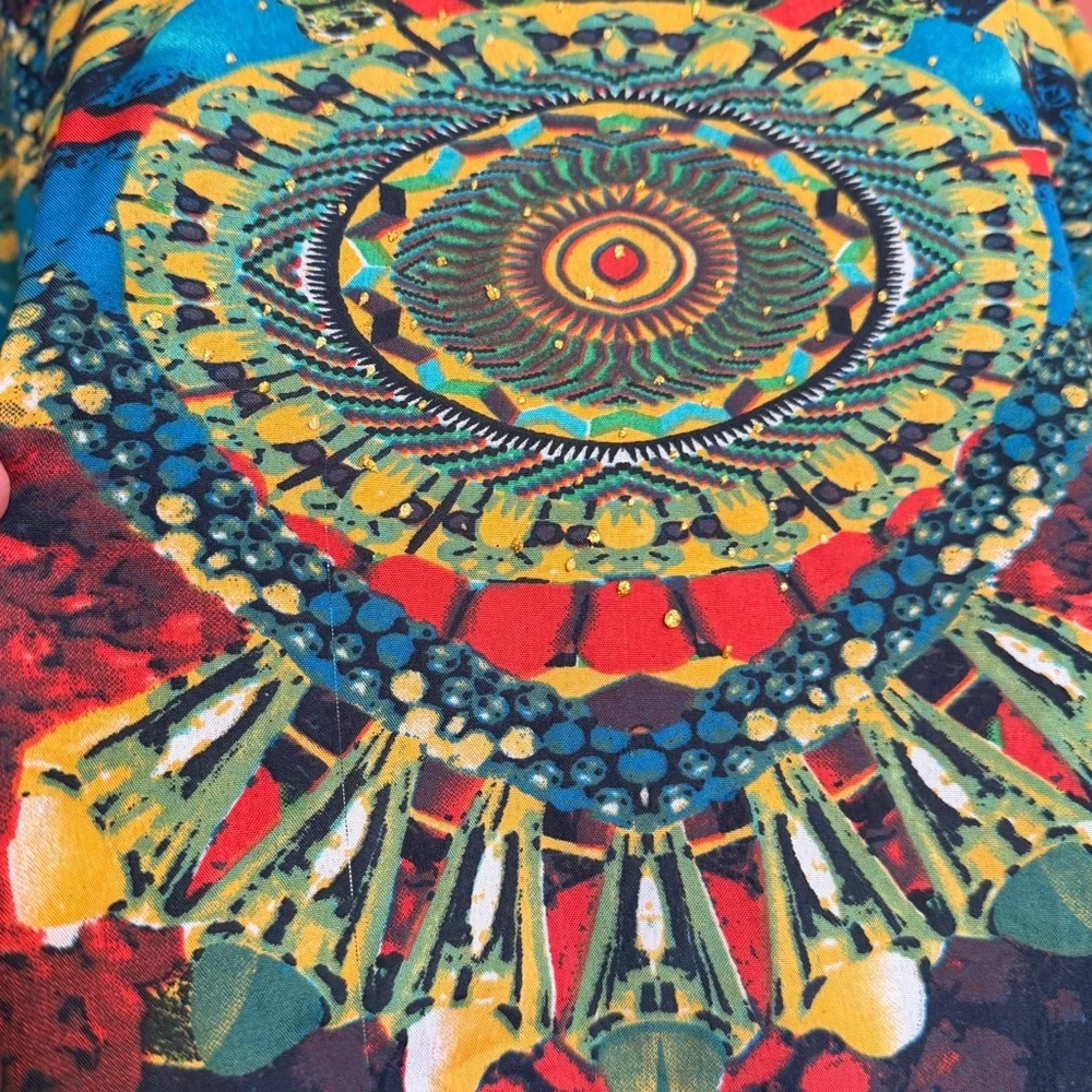 Shore Drive Embellished Boho Maxi Kaftan Dress Cover Maxi Kaftan One Size To 2XL - Picture 11 of 11